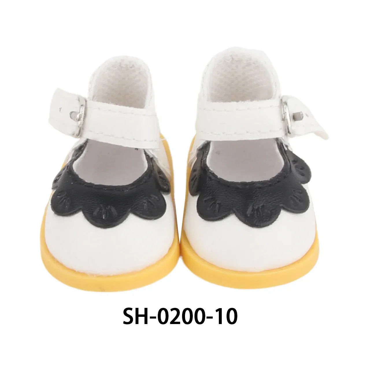 PU Leather Heart Bow Doll Shoes For 14 Inches Dolls - ToylandEU