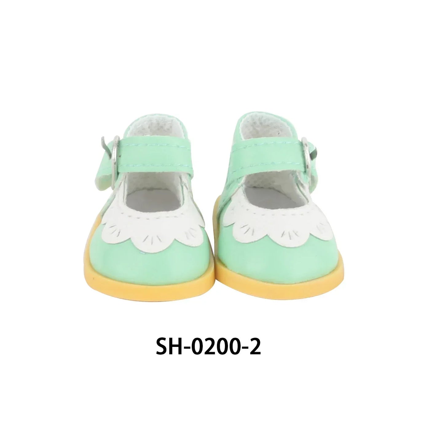 PU Leather Heart Bow Doll Shoes For 14 Inches Dolls - ToylandEU