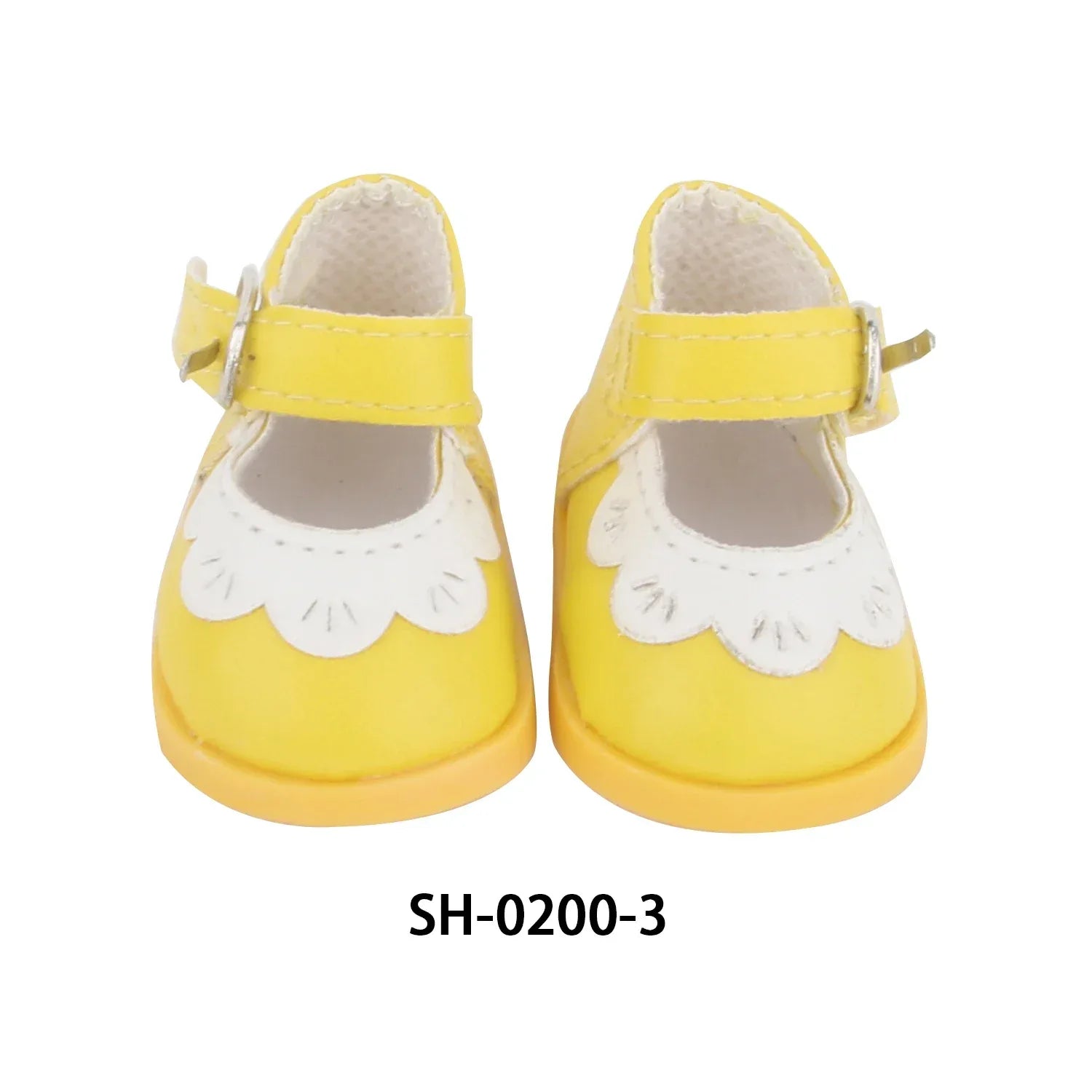 PU Leather Heart Bow Doll Shoes For 14 Inches Dolls - ToylandEU