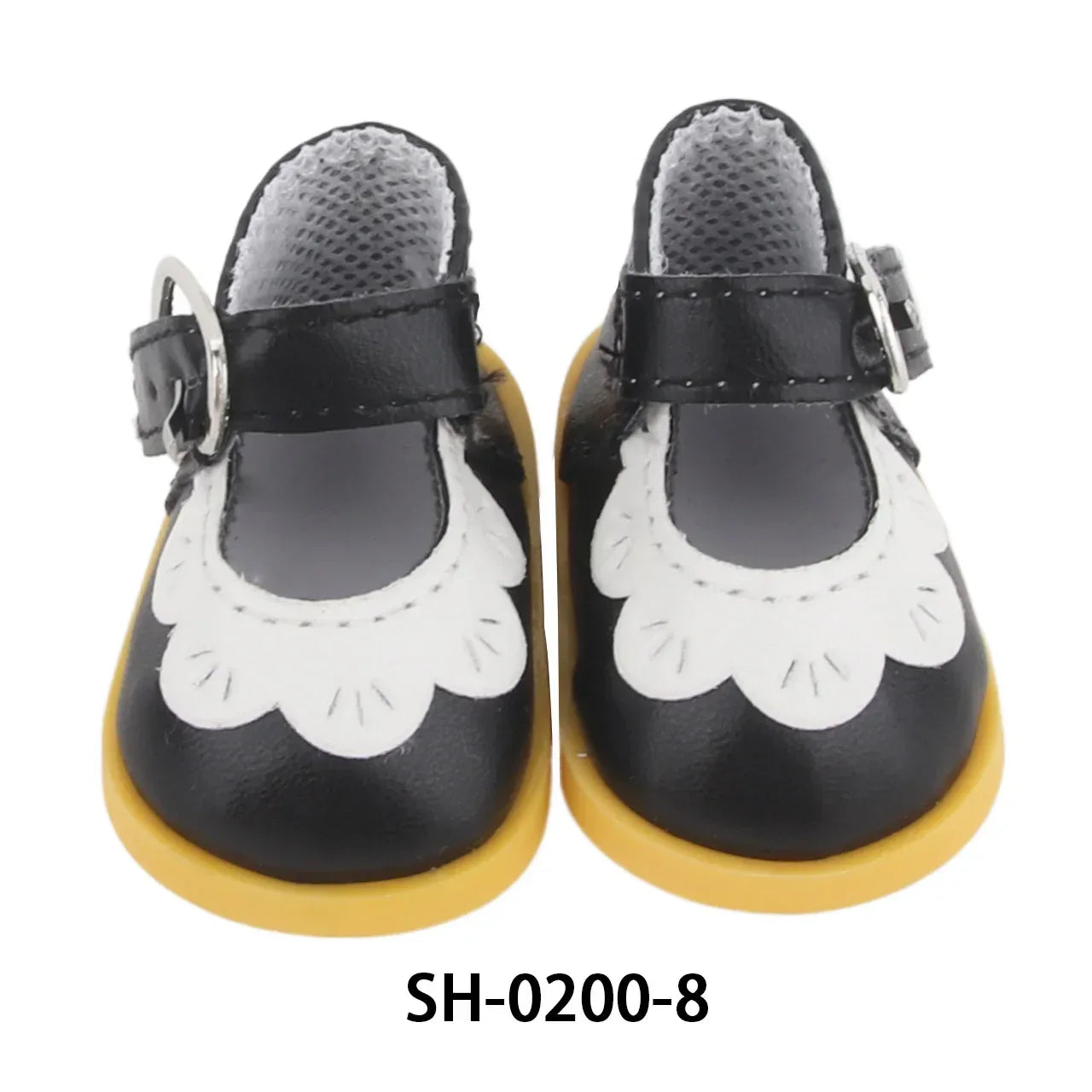 PU Leather Heart Bow Doll Shoes For 14 Inches Dolls - ToylandEU