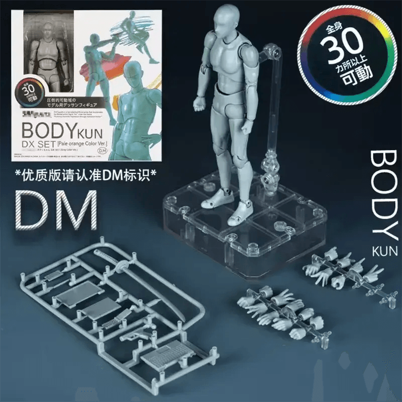 PVC Action Figure Collectible Model Toy Poseable Body Kun - ToylandEU