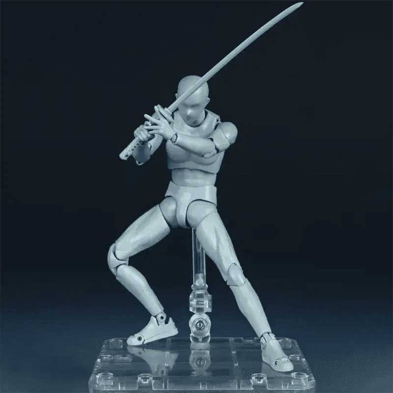PVC Action Figure Collectible Model Toy Poseable Body Kun - ToylandEU