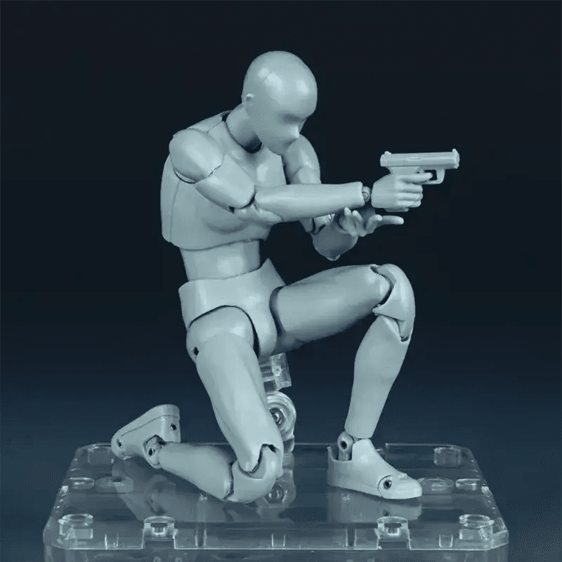 PVC Action Figure Collectible Model Toy Poseable Body Kun - ToylandEU