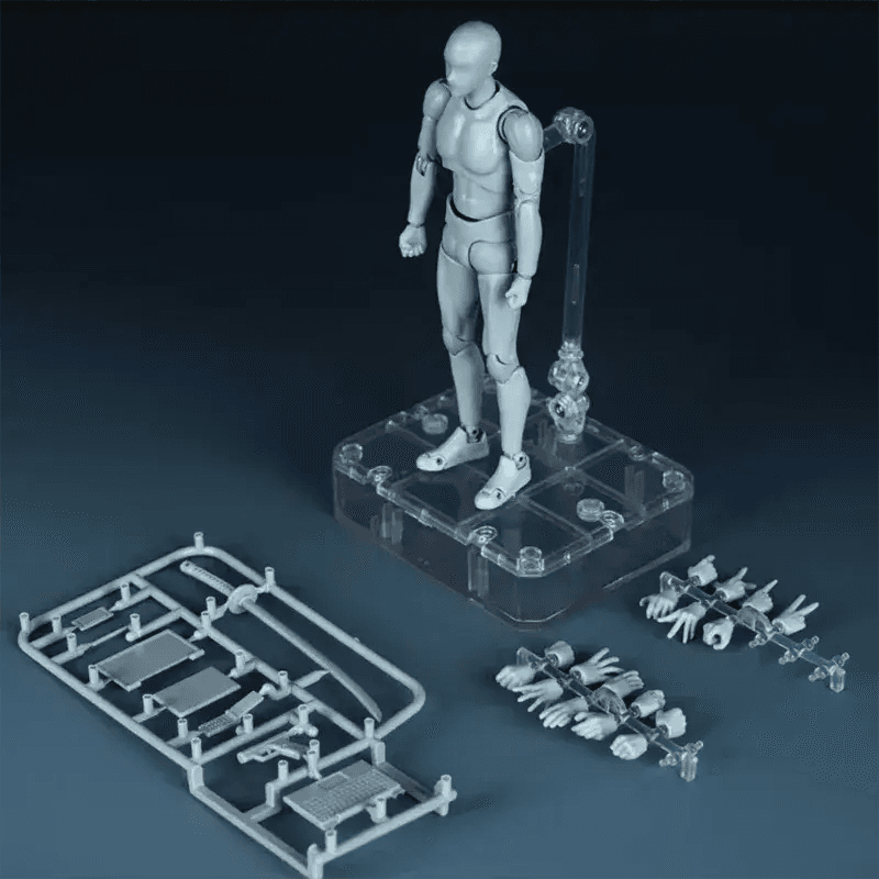 PVC Action Figure Collectible Model Toy Poseable Body Kun - ToylandEU