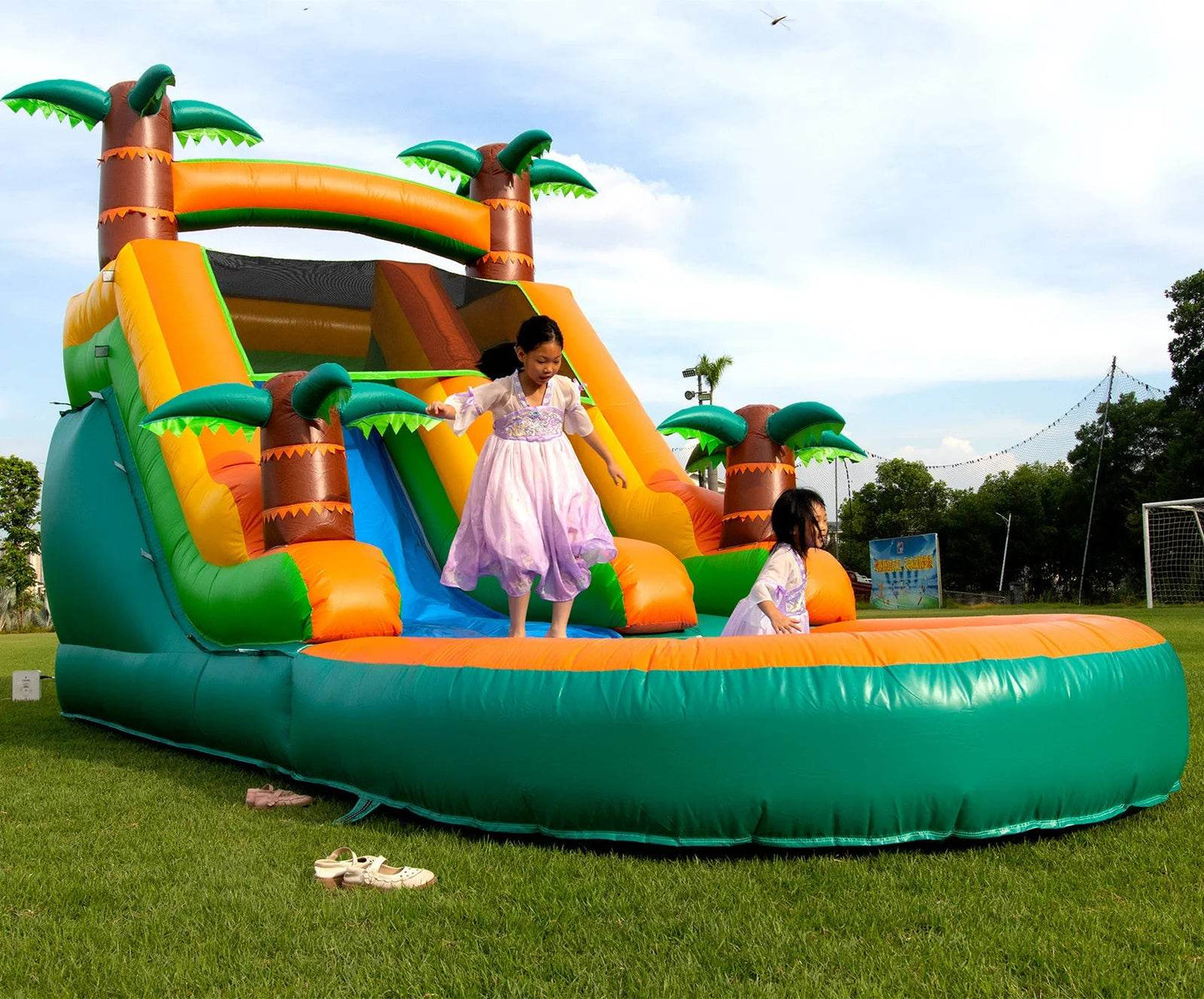 PVC Commercial Inflatable Bounce House for Kids and Slide - ToylandEU