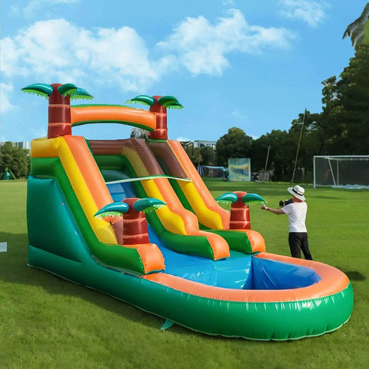 PVC Commercial Inflatable Bounce House for Kids and Slide - ToylandEU