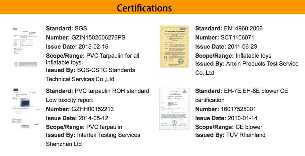 PVC Commercial Inflatable Bounce House for Kids and Slide - ToylandEU