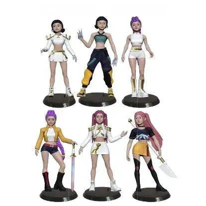  PVC Doll Figure Premium Desktop Decor Lumi Mila Zoe -  ToylandEU™