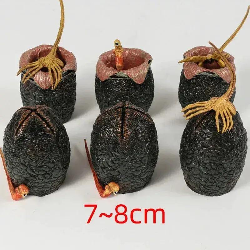  6-Pcs Set Alien Covenant PVC Figures Facehugger Chestburster Eggs 7-8 cm Unisex -  ToylandEU™