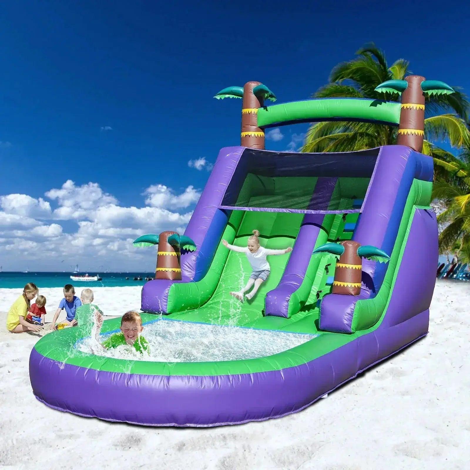  PVC Inflatable Bounce House Commercial Grade Water Slide -  ToylandEU™