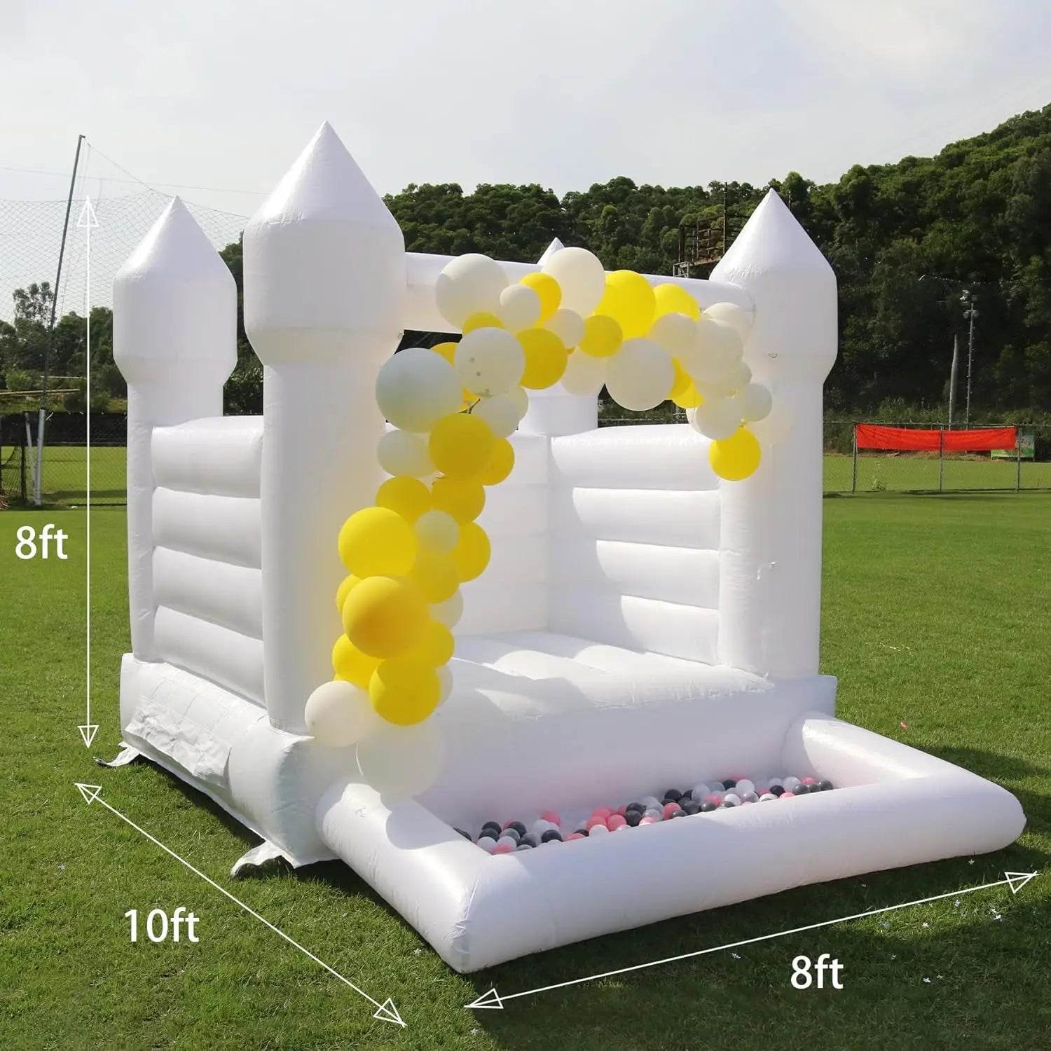 PVC Inflatable Jumping Bouncer with Ball Pit for Kids - ToylandEU