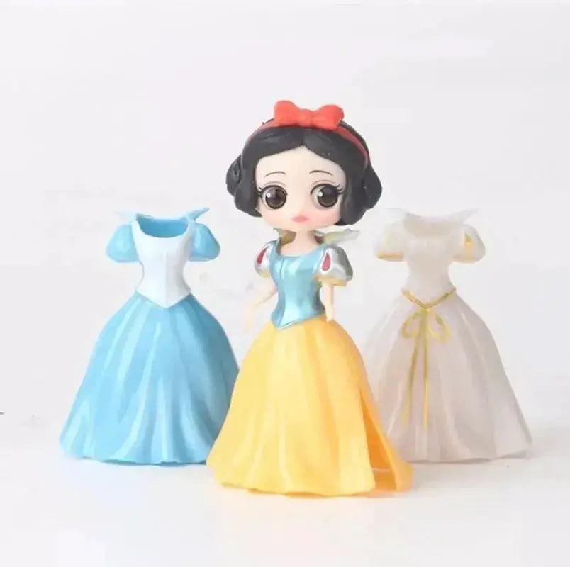  PVC Princess Action Figures Interchangeable Clothes Pro -  ToylandEU™