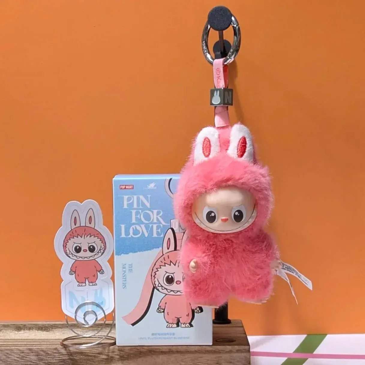 [CHOOSE YOUR LETTERS OPTION!] [IN STOCK] POPMART Labubu Pin for Love - ToylandEU
