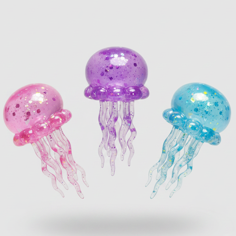 Jellyfish Squishies | Set of Three Jellyfish | Slow Rising