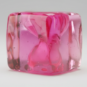 Sensory Toy | Slow Rising Cube | Pink Squishy Fidget | One Size