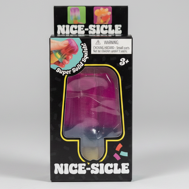 Gelatin Squish Toy | Purple To Blue | Color Changing Sensory Fidget
