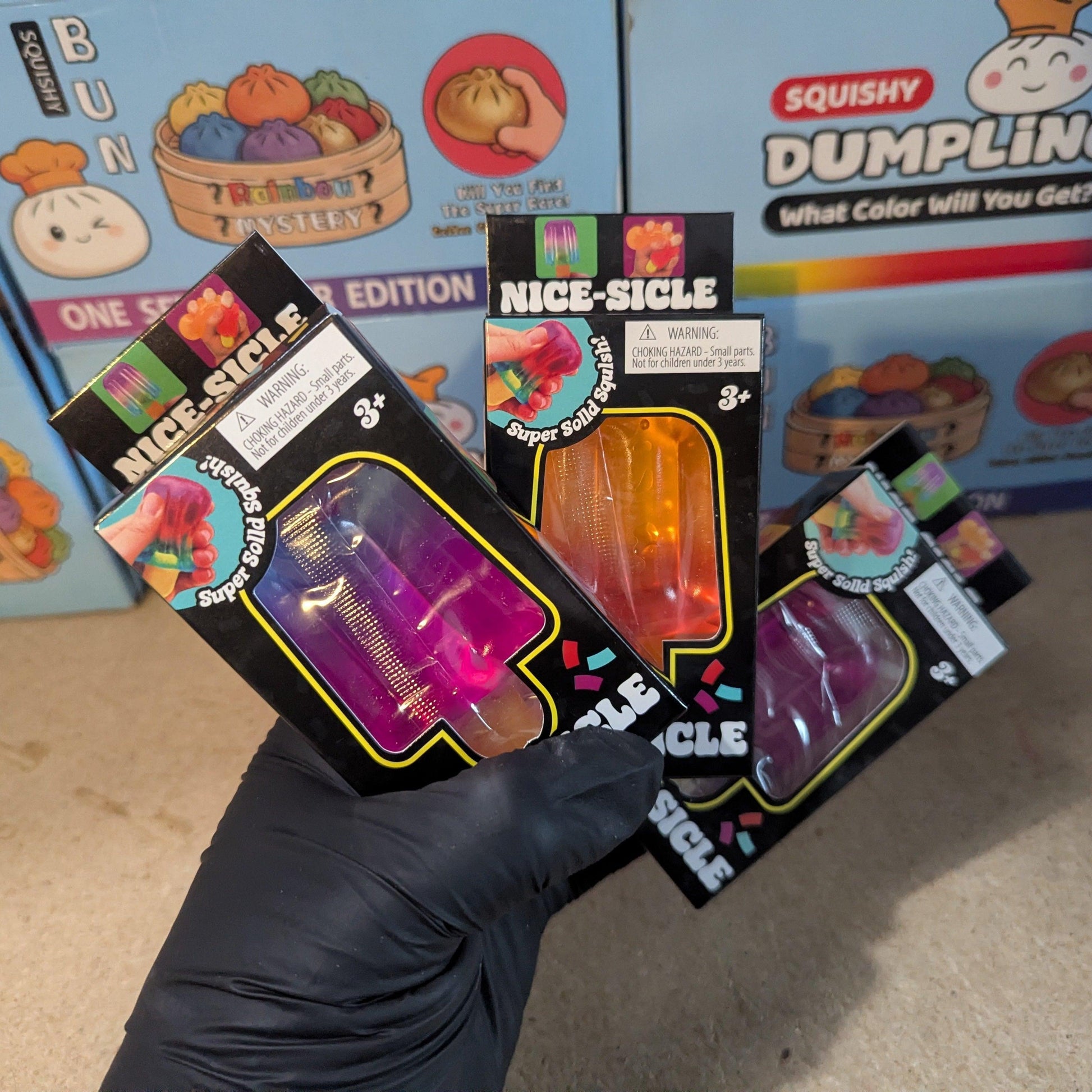 Gelatin Squish Toy Set | Three Pack | Toylandeu™