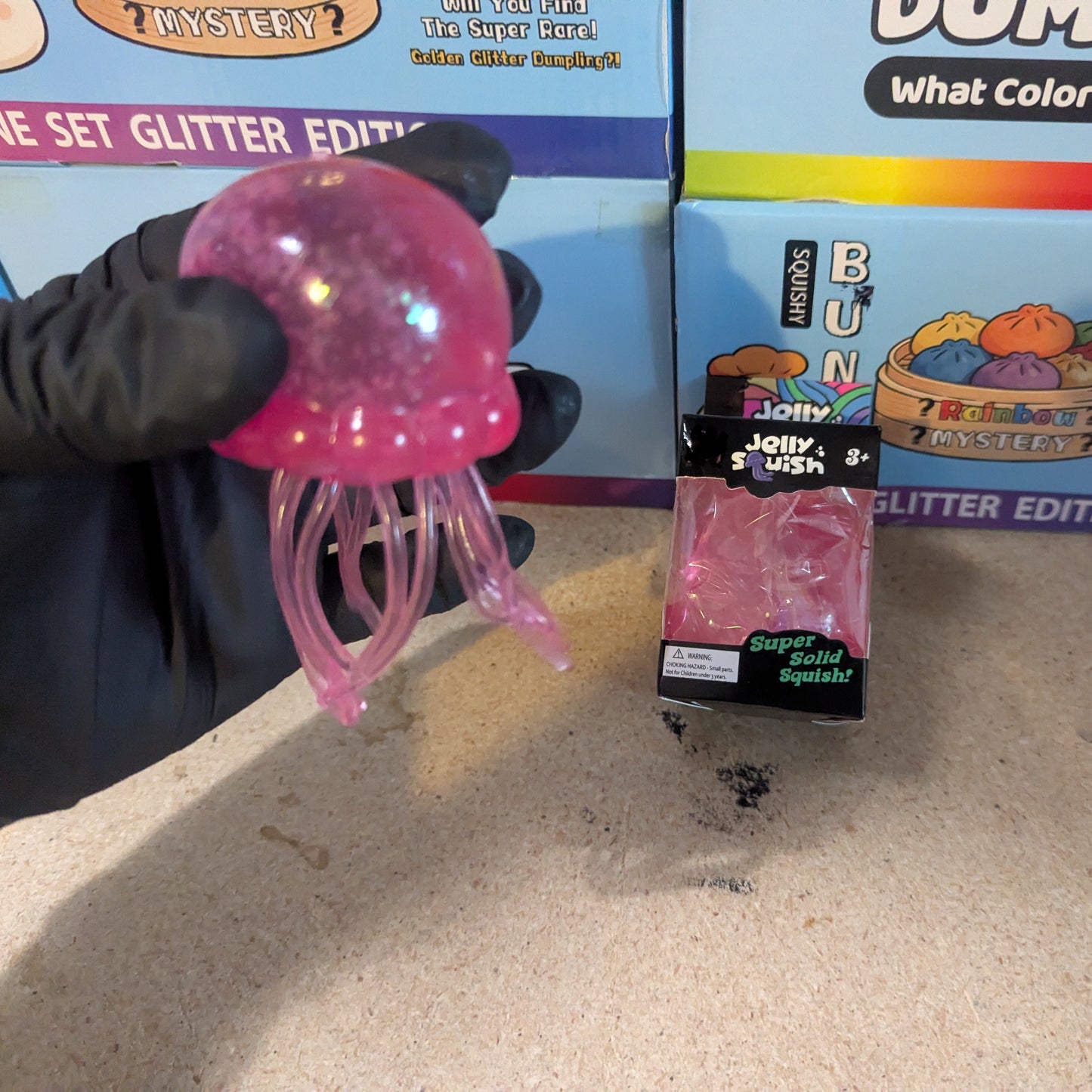 Jellyfish Water Squish Toy | Pink | Water Gel Filled | One Size