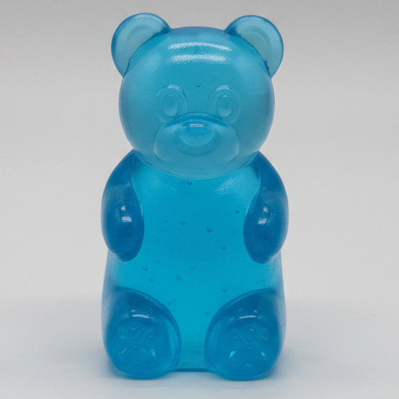 Squishy Toy | Slow Rising | Blue Gummy Bear | One Size