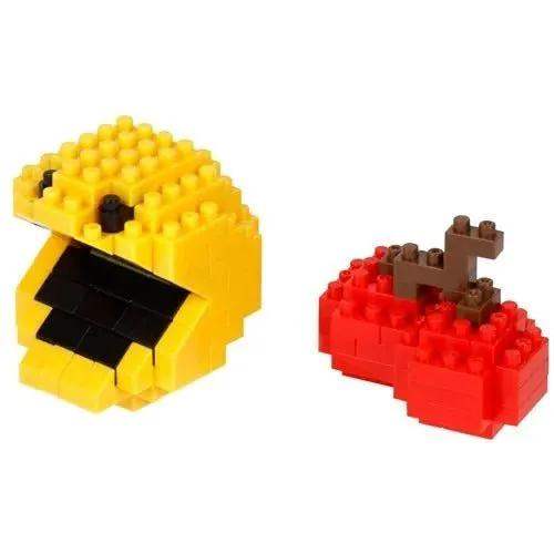 Pac-Man Pac-Man and Cherry Nanoblock Constructible Figures - ToyShnip