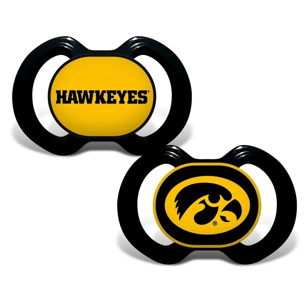  Iowa Hawkeyes Pacifier 2 Pack Officially Licensed Gear -  ToylandEU™
