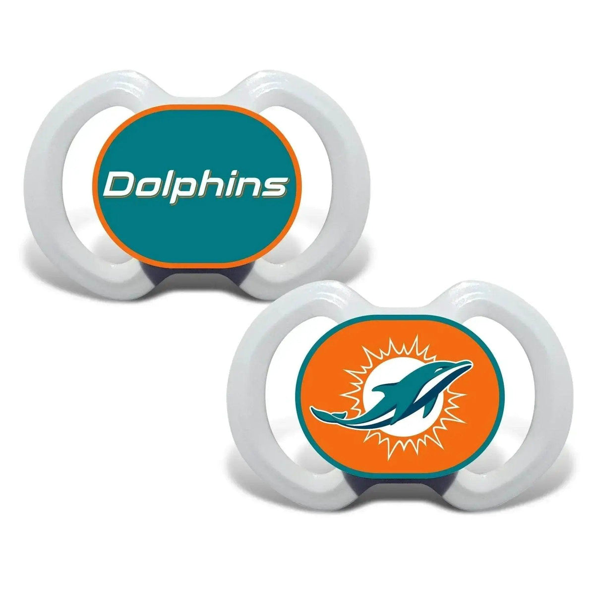  Miami Dolphins Pacifier 2 Pack Officially Licensed Bundle -  ToylandEU™