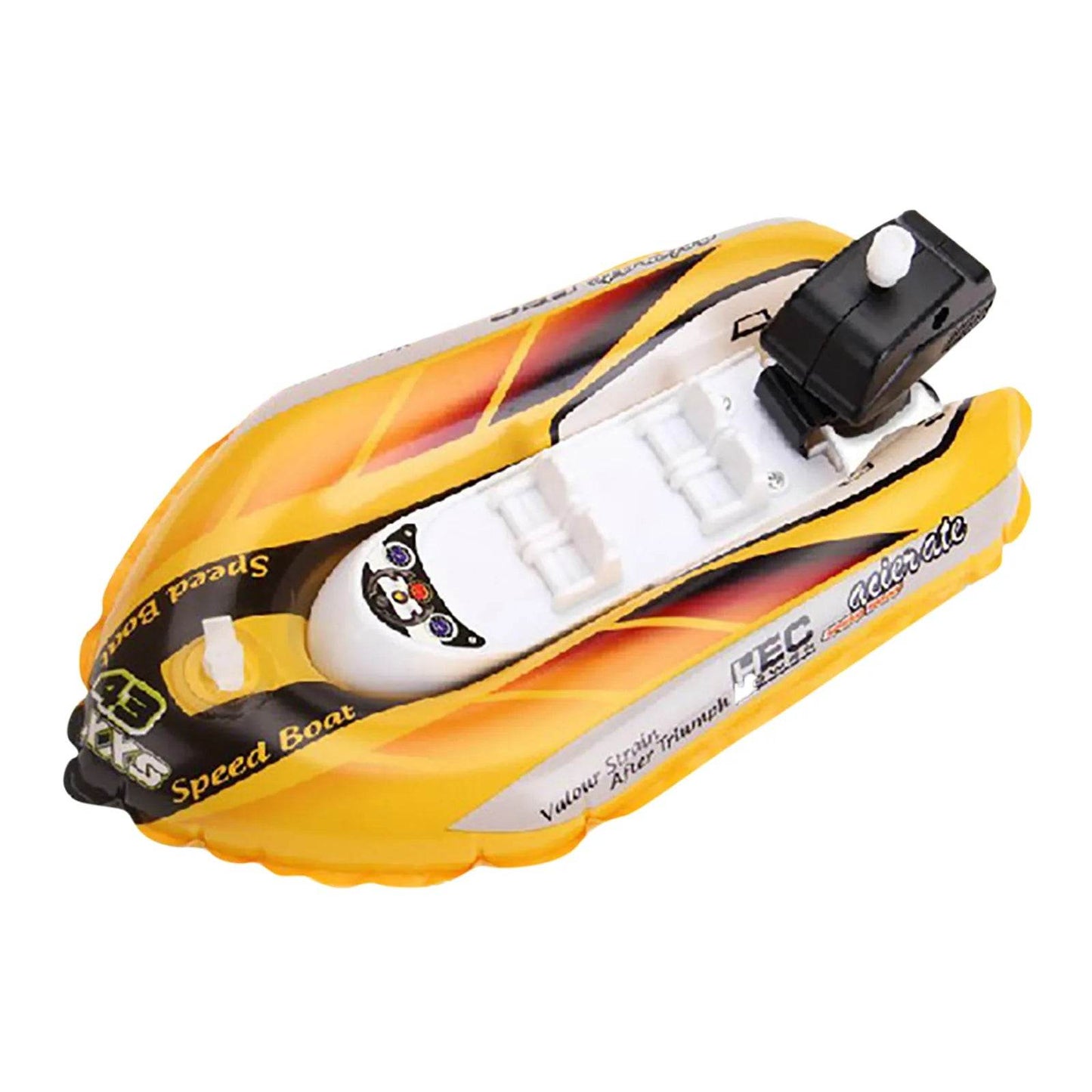 Pack of 5-Random Colors Fun-filled Wind-Up Bath Boat Toy for Kids - Durable Water Play Float for Indoor & Outdoor Adventure - ToylandEU