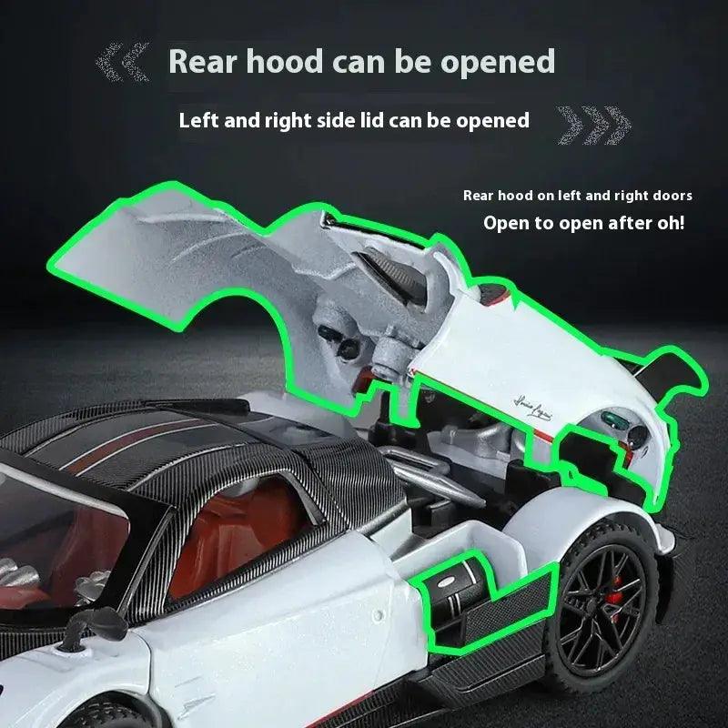  Pagani Huayra BC 1 32 Diecast Alloy Car Sound Light -  ToylandEU™