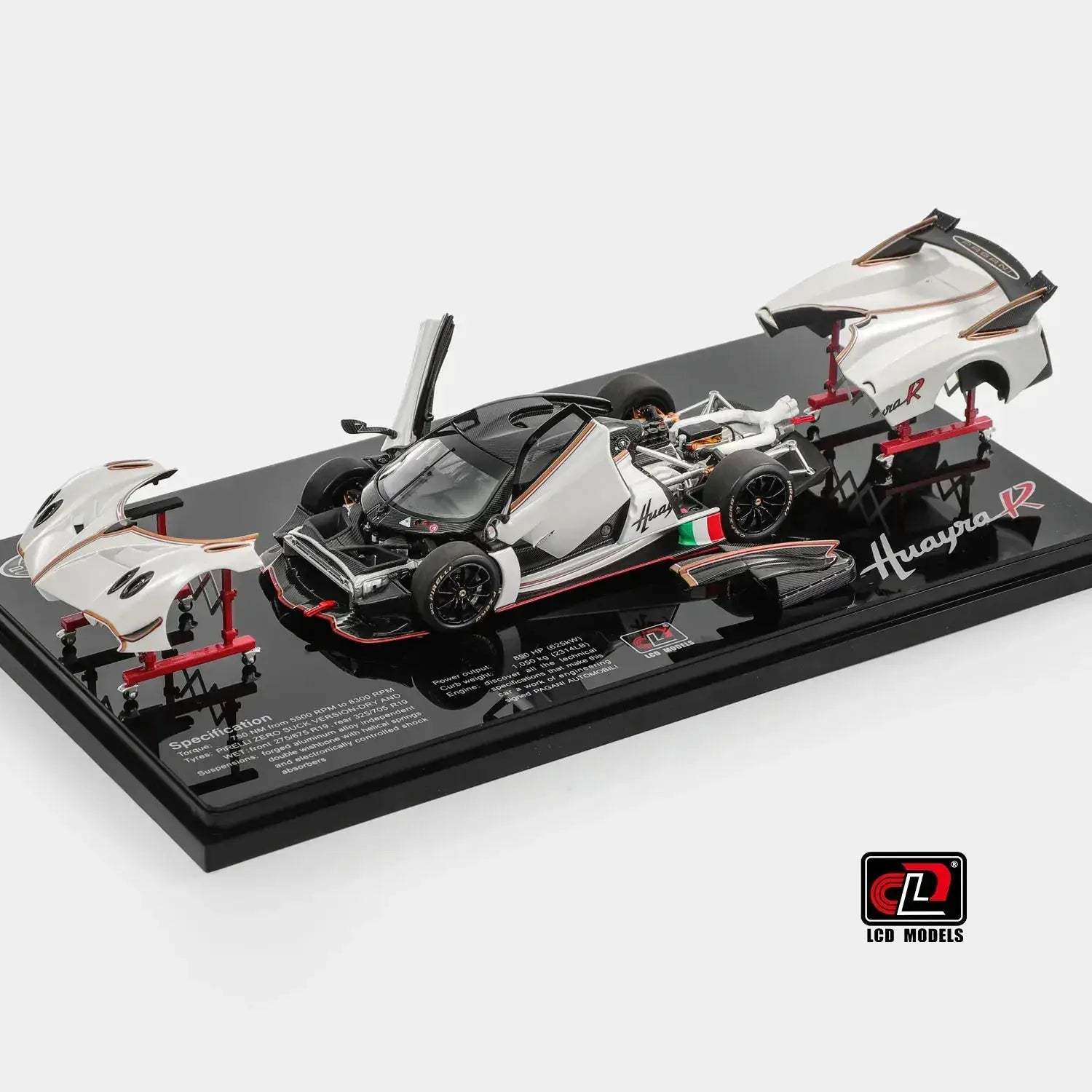 Pagani Huayra R Diecast Model With Full Opening Doors - ToylandEU