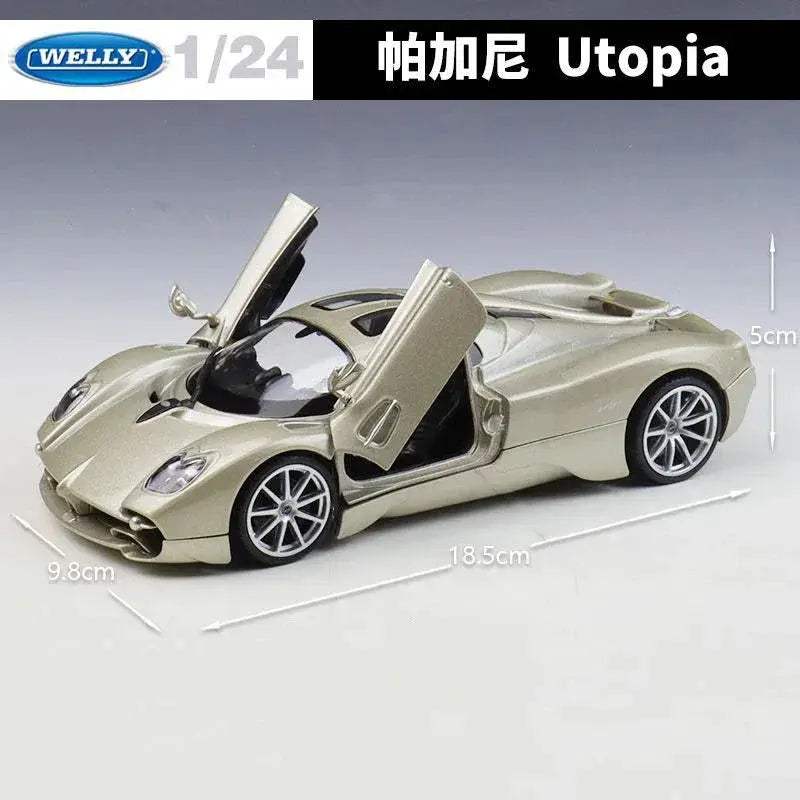 Pagani Utopia Diecast Car 1 To 24 Premium Alloy Model - ToylandEU