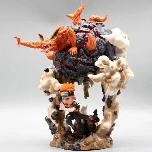  Pain Vs Nine Tails Figure Naruto Shippuden 23cm PVC Battle -  ToylandEU™