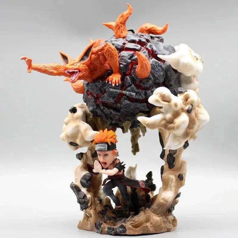 Naruto Shippuden Pain Vs Nine Tails PVC Figure Battle Display - ToylandEU