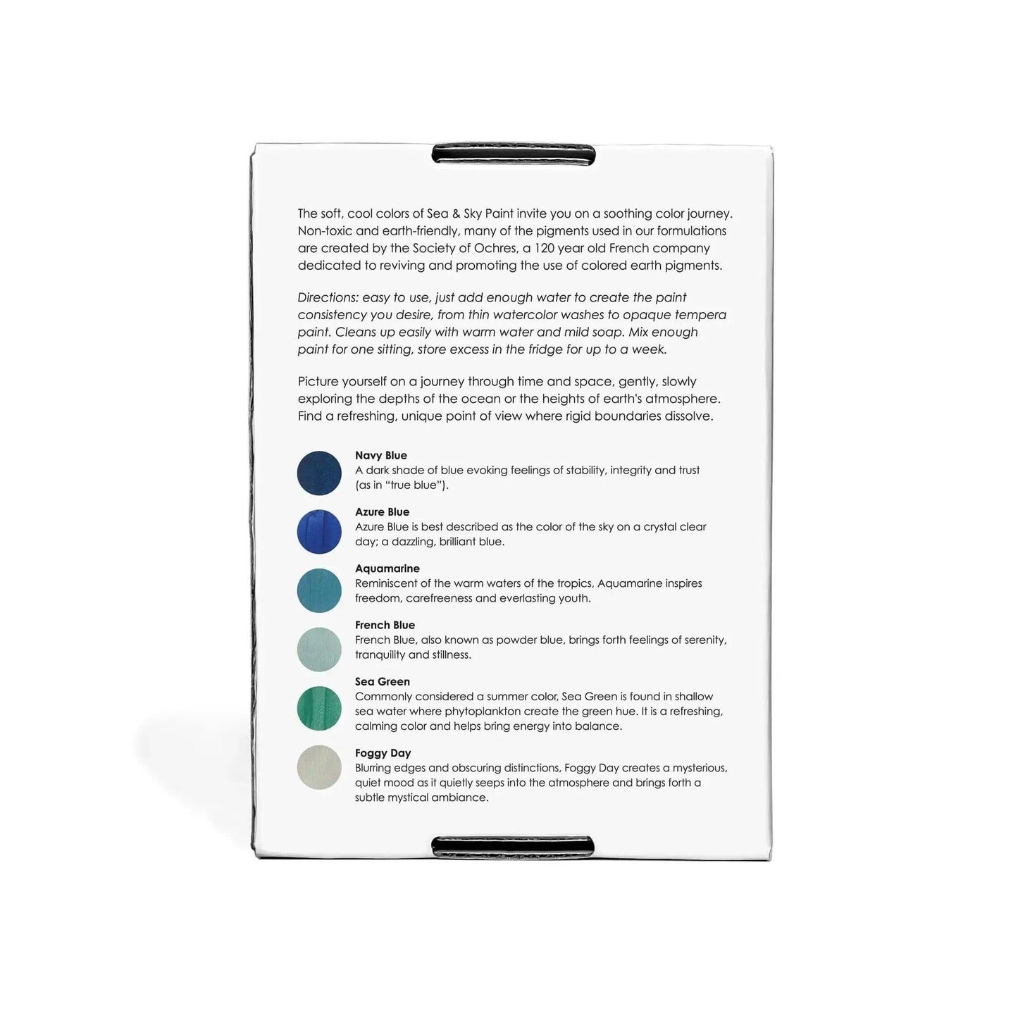  Sea & Sky Paint Set – Non-Toxic Earth Pigments (15–17g per Vial) -  ToylandEU™