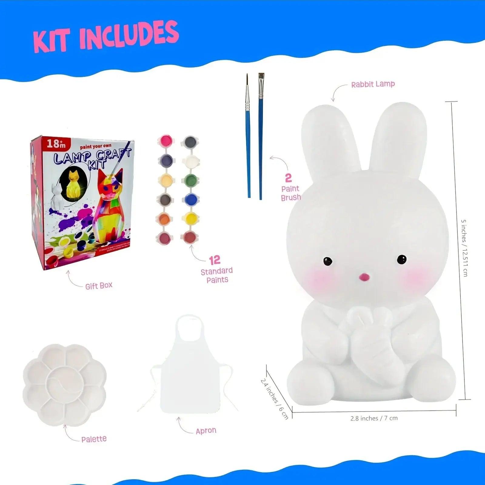  Paint Your Own Unicorn Lamp Art Kit Diy Night Light Safe -  ToylandEU™