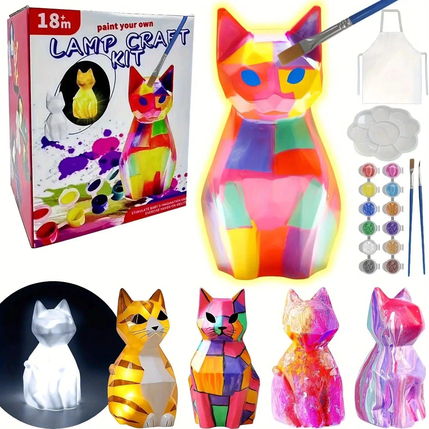  Paint Your Own Unicorn Lamp Art Kit Diy Night Light Safe -  ToylandEU™