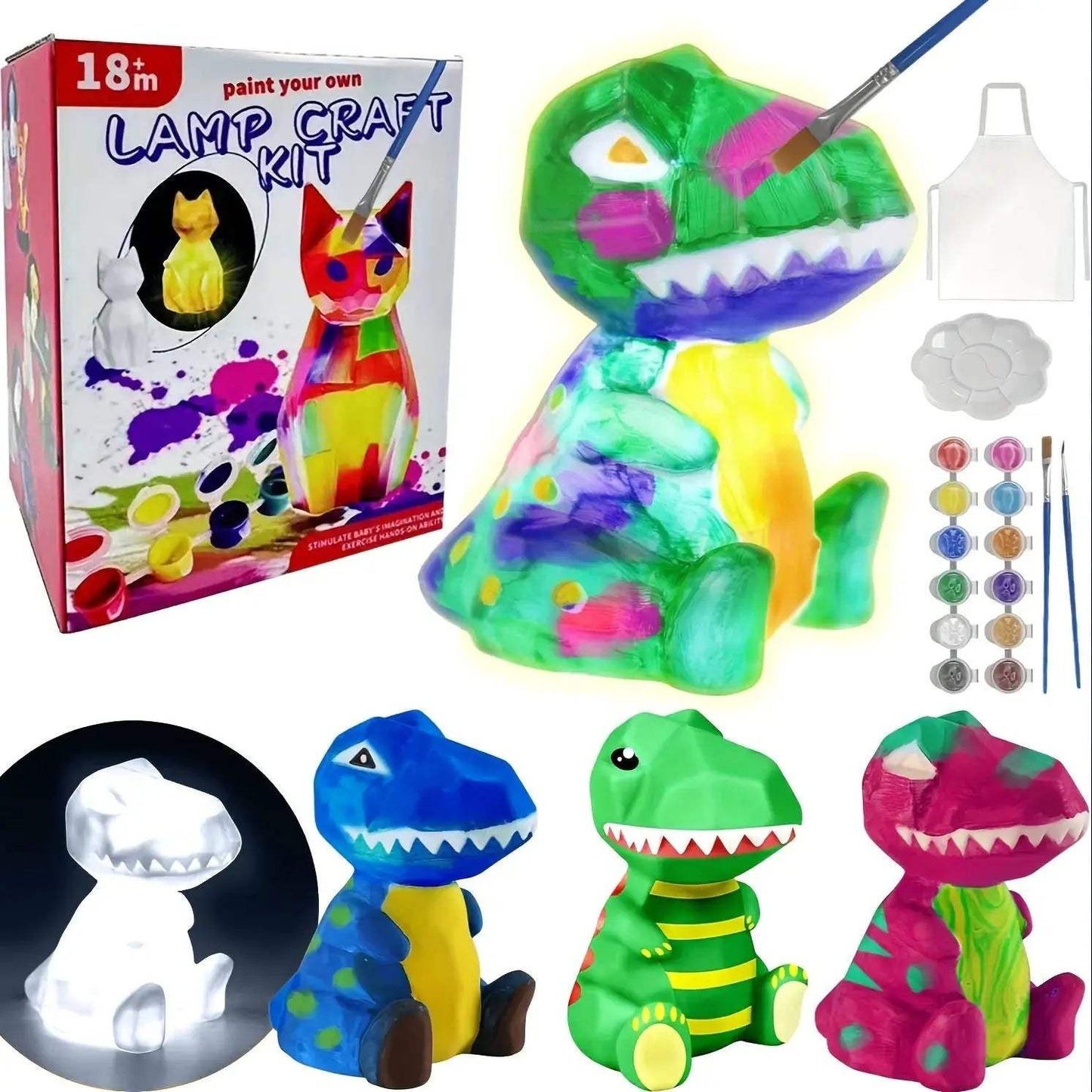 Paint Your Own Unicorn Lamp Art Kit Diy Night Light - ToylandEU