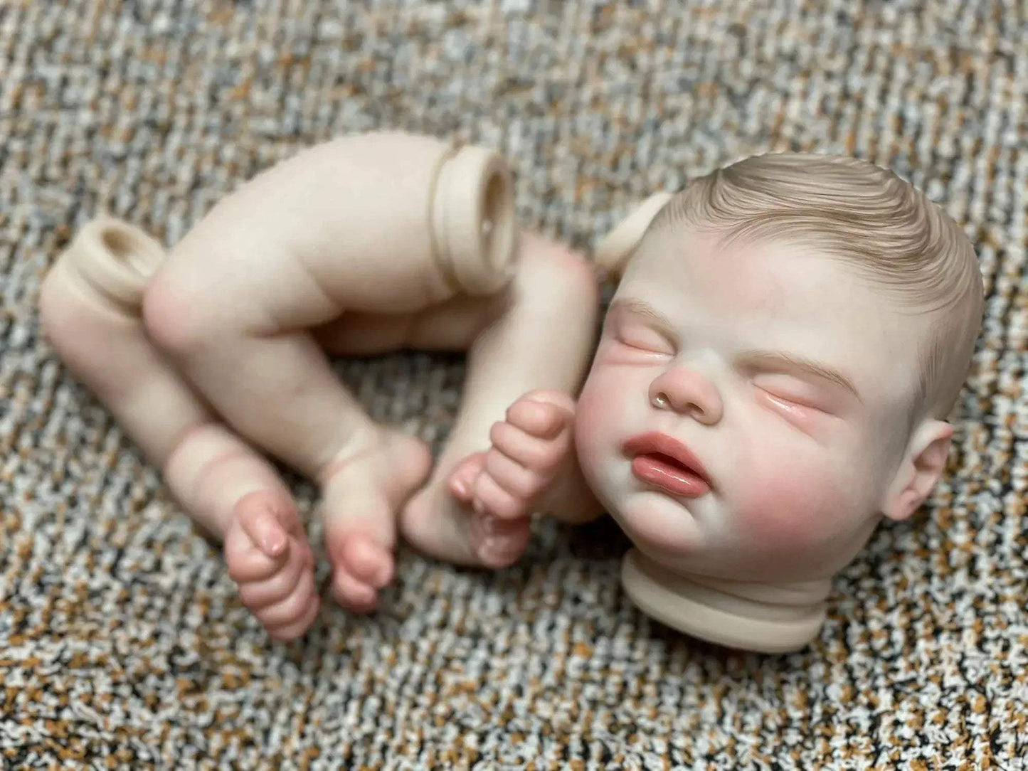 Painted Bebe Reborn Doll Kit 18 Inch Soft Touch Unassembled - ToylandEU