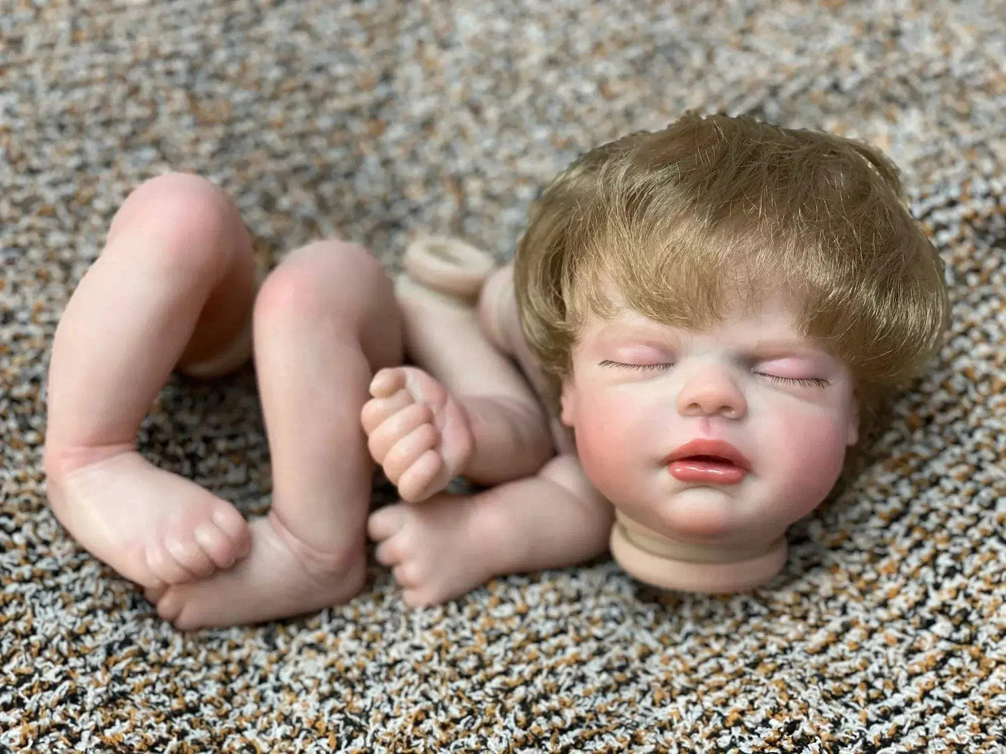 Painted Bebe Reborn Doll Kit 18 Inch Soft Touch Unassembled - ToylandEU