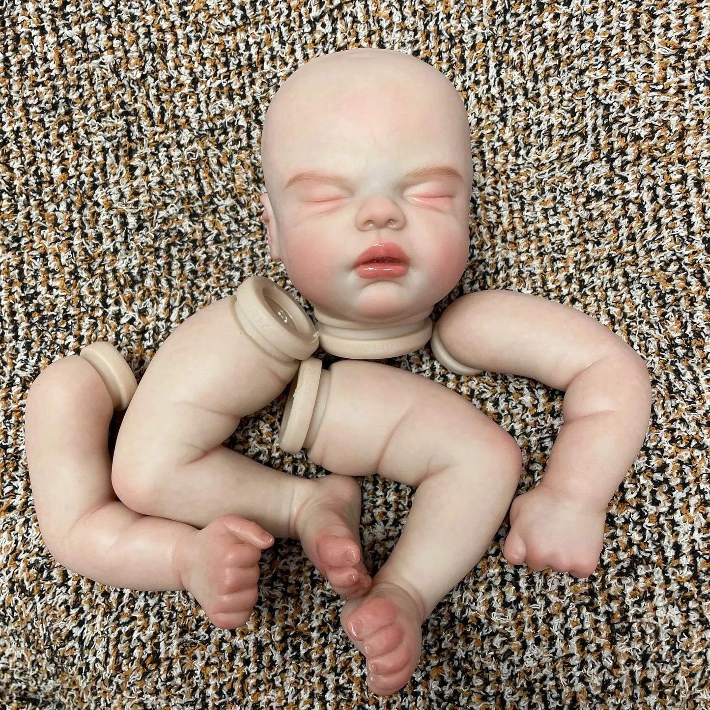 Painted Bebe Reborn Doll Kit 18 Inch Soft Touch Unassembled - ToylandEU