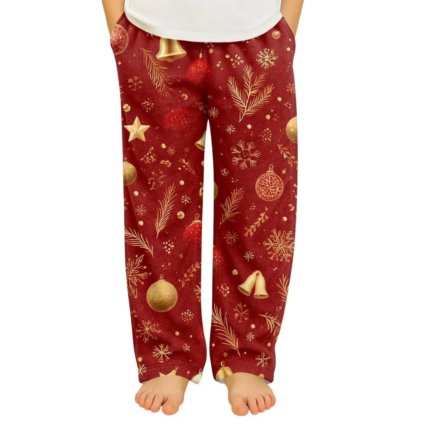  Kids Christmas Pajama Pants Loose Fit Cozy Cartoon Print -  ToylandEU™