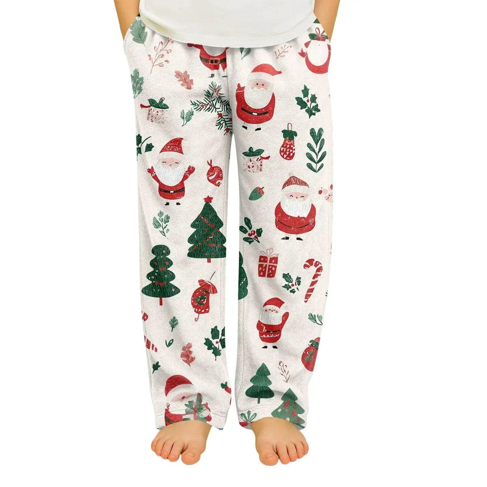  Kids Christmas Pajama Pants Loose Fit Comfort Cartoon -  ToylandEU™