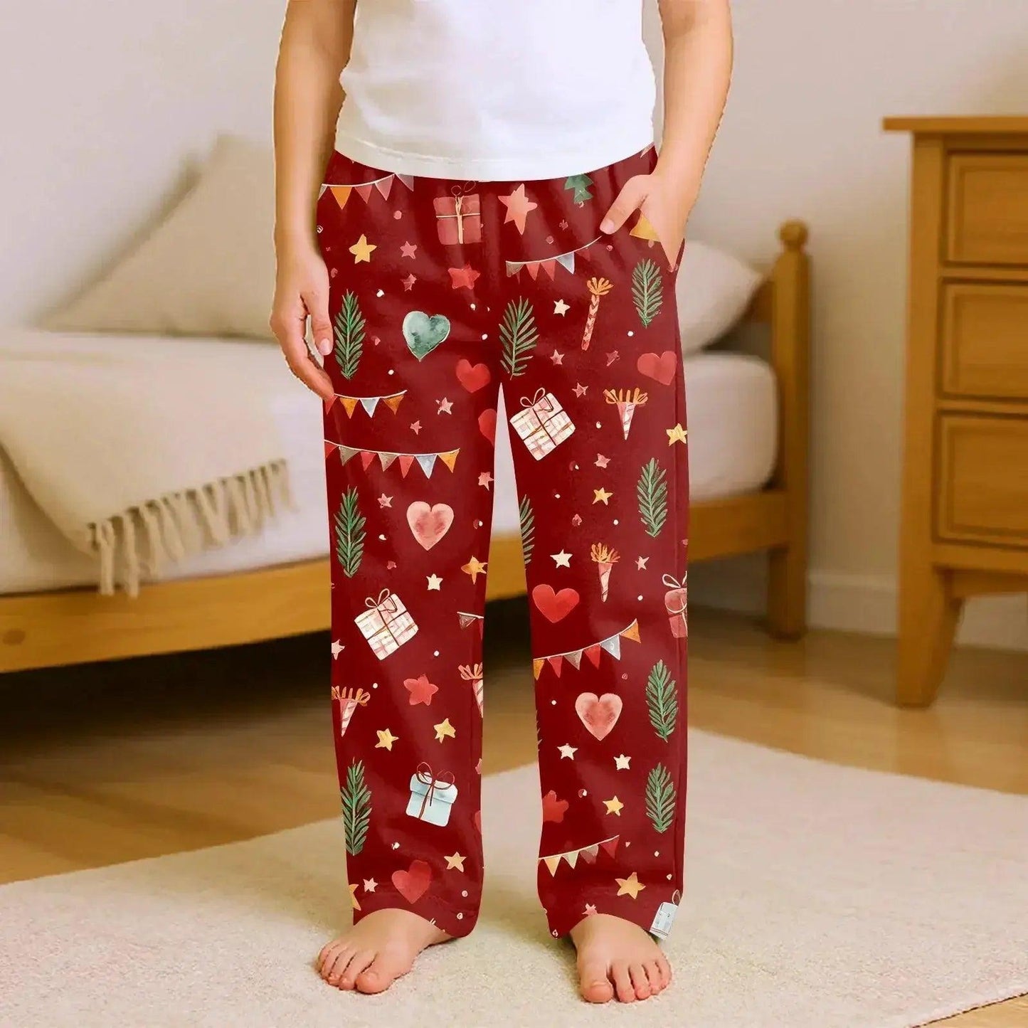  Kids Christmas Pajama Pants Loose Fit Comfort Cartoon -  ToylandEU™