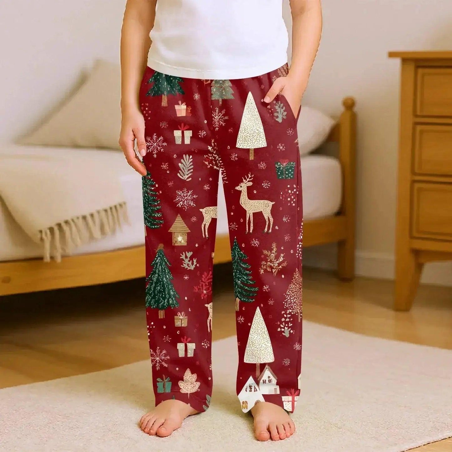  Kids Christmas Pajama Pants Loose Fit Comfort Cartoon -  ToylandEU™