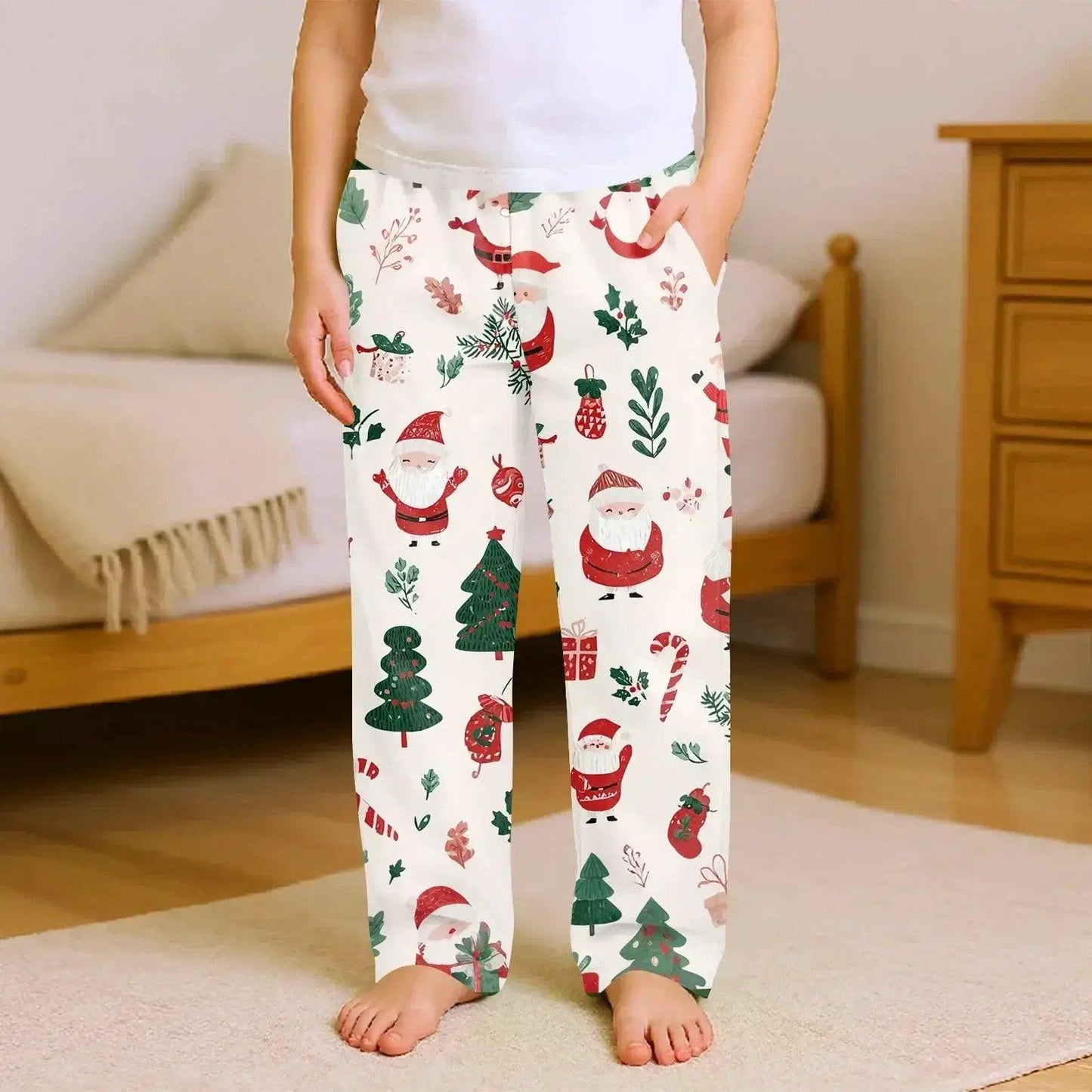  Kids Christmas Pajama Pants Loose Fit Comfort Cartoon -  ToylandEU™