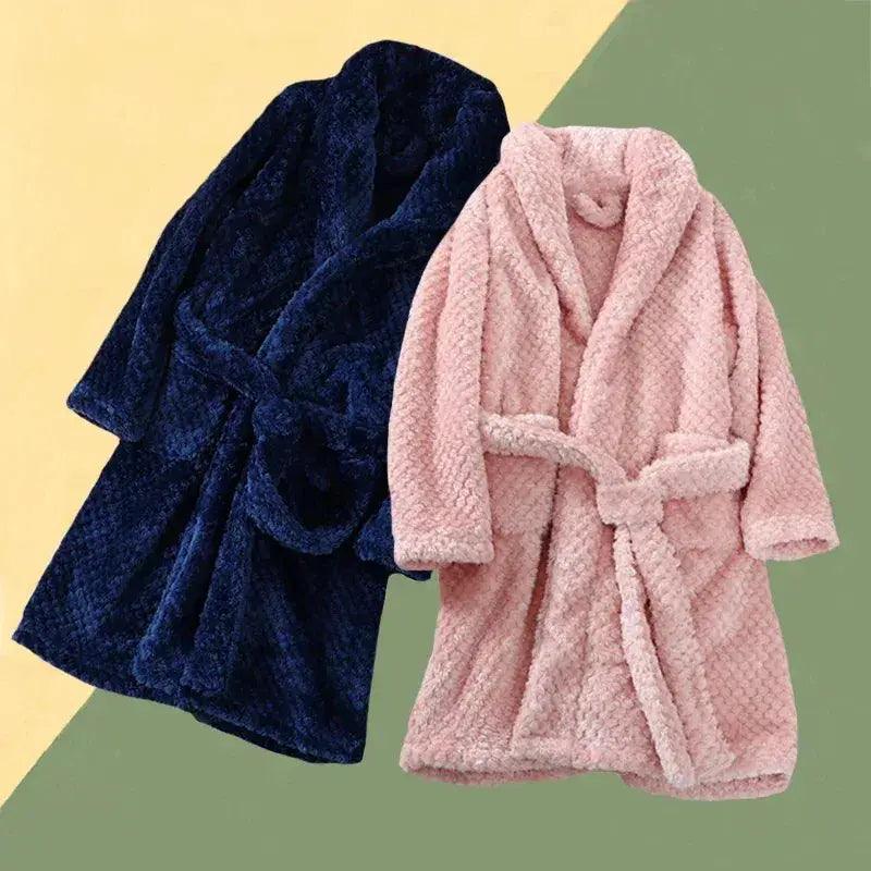  Cozy Flannel Kids Pajamas Unisex Warm Sleepwear Set -  ToylandEU™