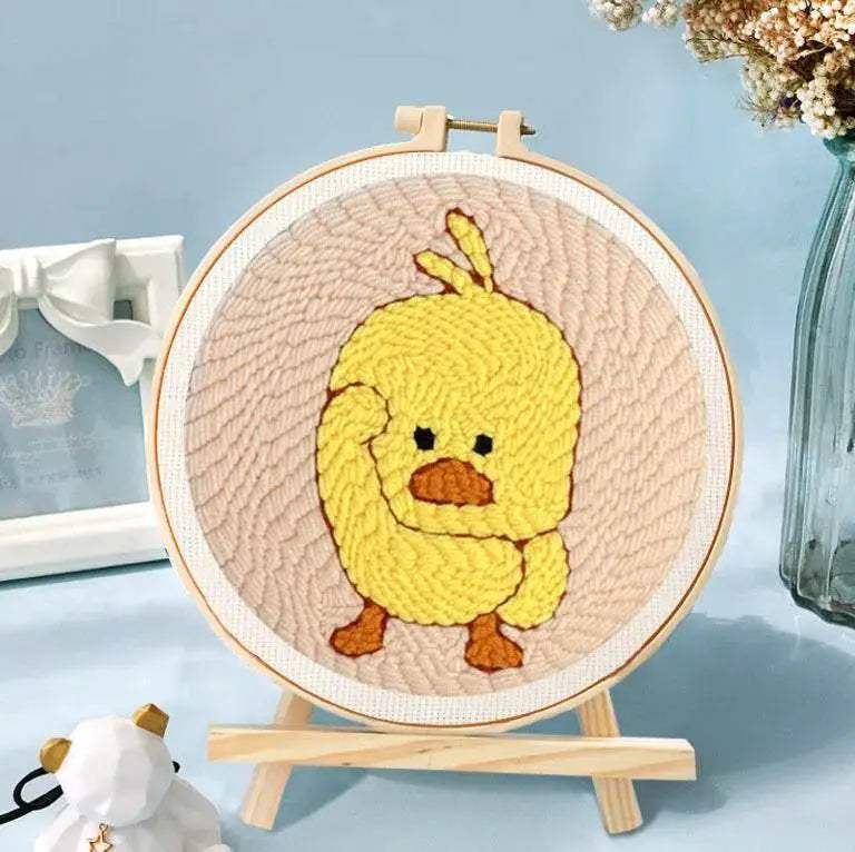  Panda-Themed DIY Punch Needle Embroidery Kit for Home Decor -  ToylandEU™