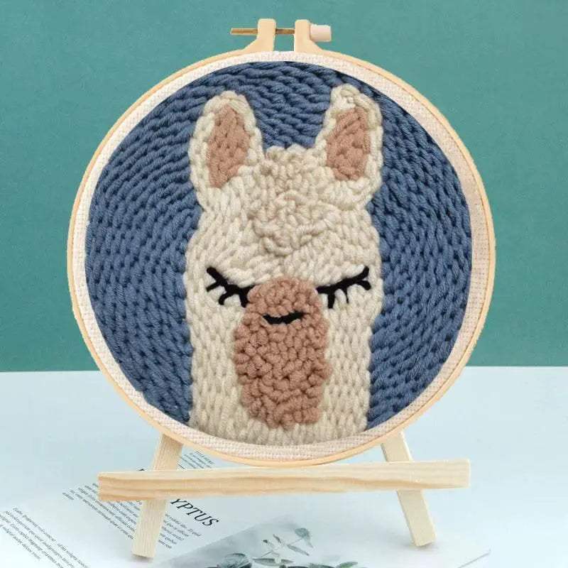  Panda-Themed DIY Punch Needle Embroidery Kit for Home Decor -  ToylandEU™