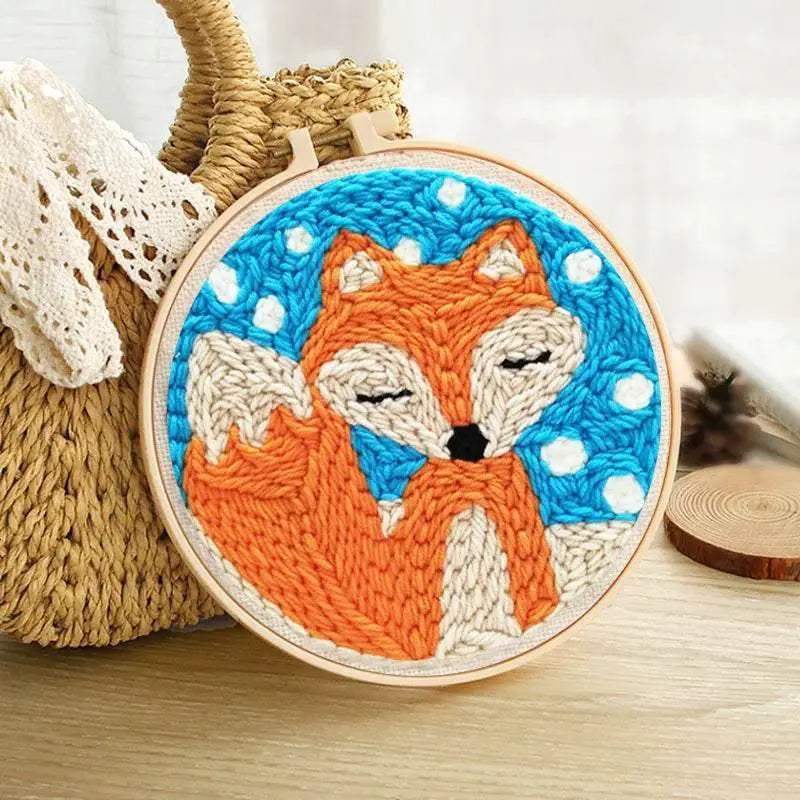 Panda-Themed DIY Punch Needle Embroidery Kit for Home Decor -  ToylandEU™