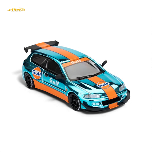 Pandem Civic EG6 Rocket Bunny Gulf Diecast Limited - ToylandEU