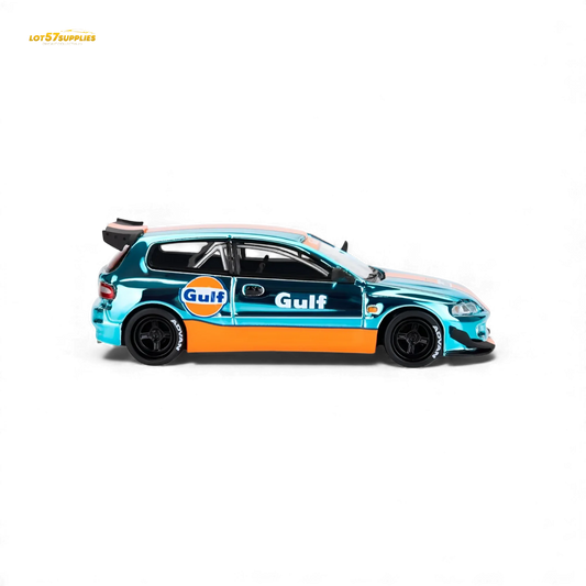 Pandem Civic EG6 Rocket Bunny Gulf Diecast Limited - ToylandEU